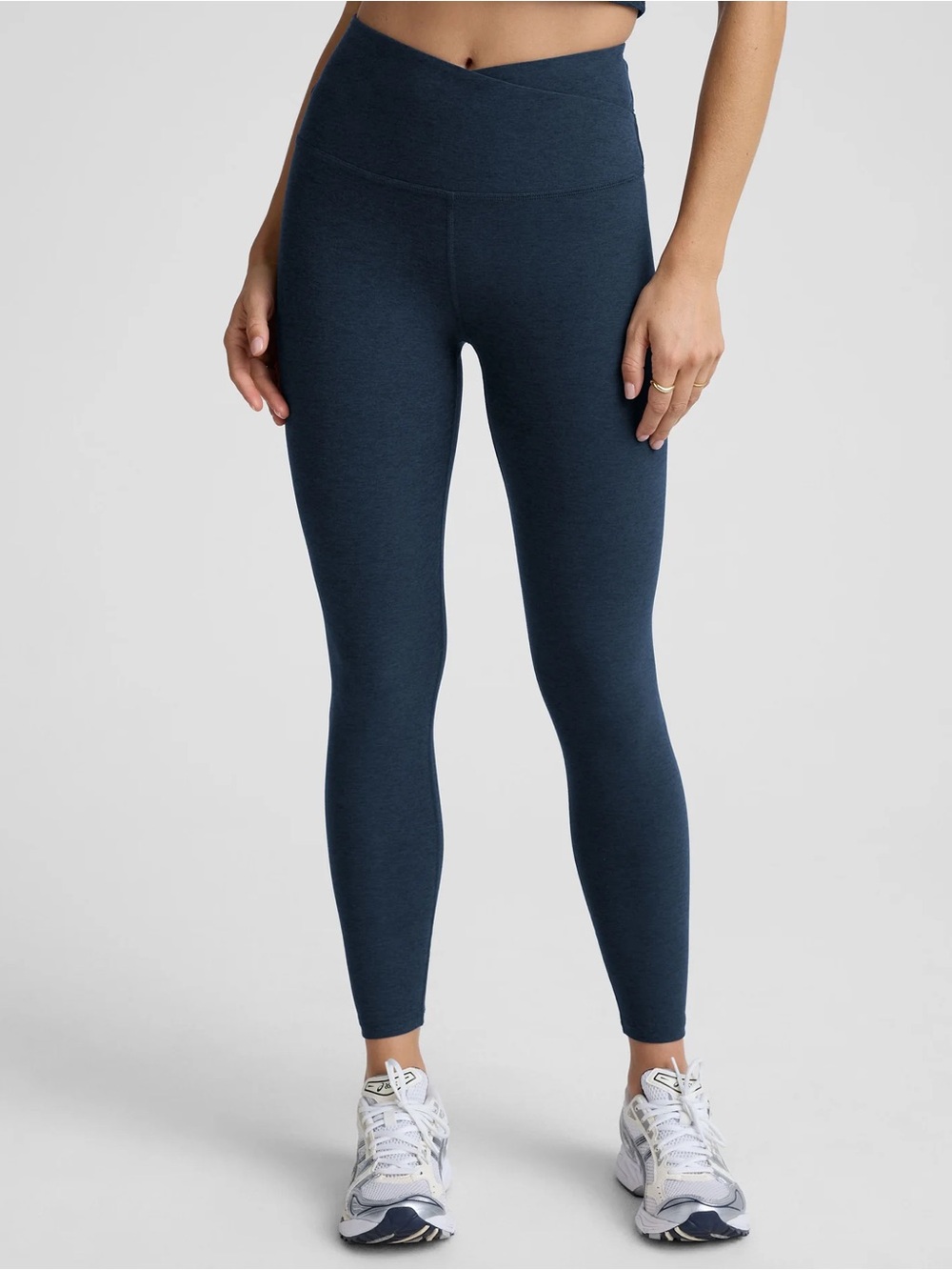 NWT Beyond Yoga Spacedye™ At Your Leisure High Waisted Midi Legging royal blue